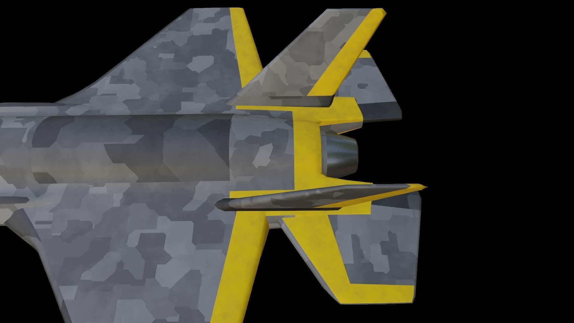 Modern Fighter Jet - Lockheed Martin F-35 Lightning II 3D print model_6