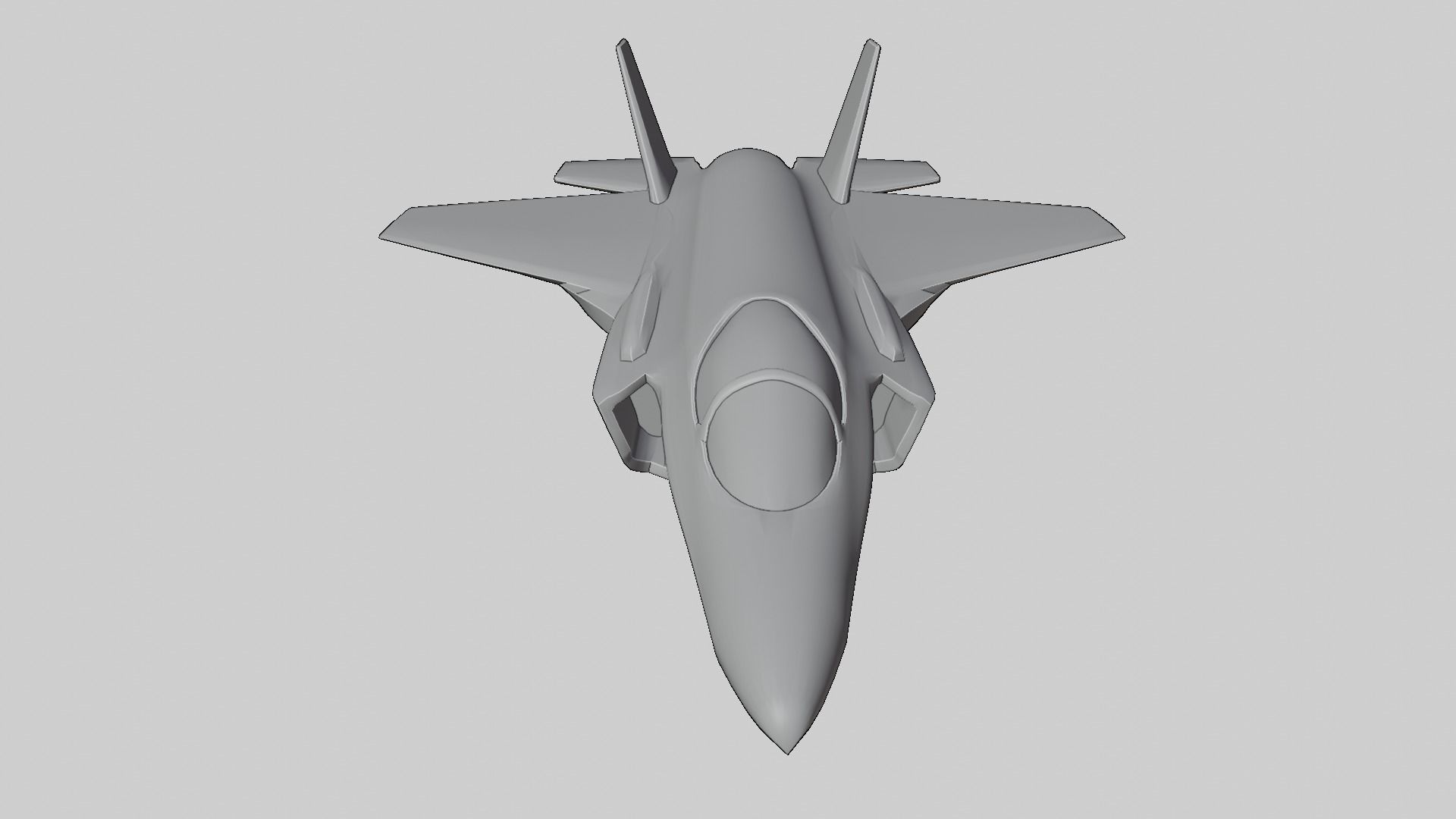 Modern Fighter Jet - Lockheed Martin F-35 Lightning II 3D print model_19