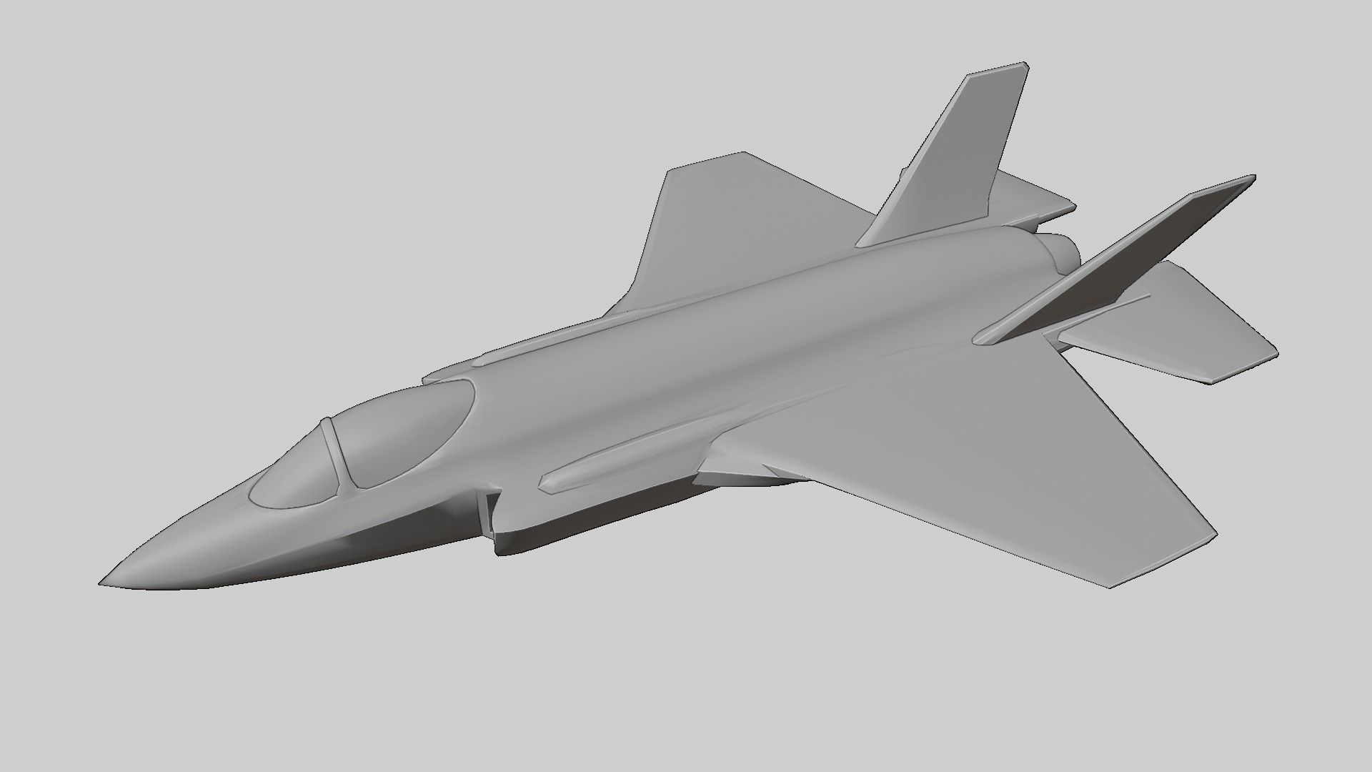 Modern Fighter Jet - Lockheed Martin F-35 Lightning II 3D print model_13