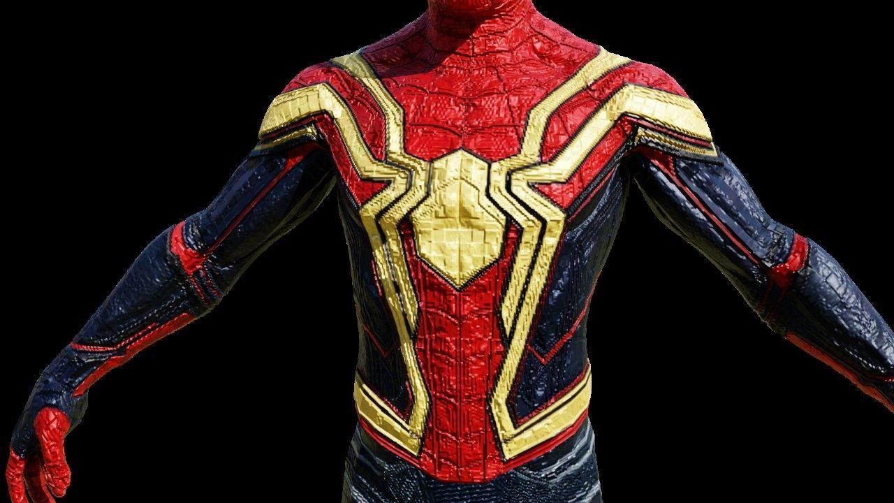 Spiderman Swing Animation Low-poly 3D model_5