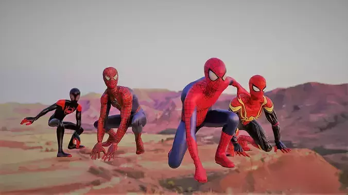 Spiderman Swing Animation