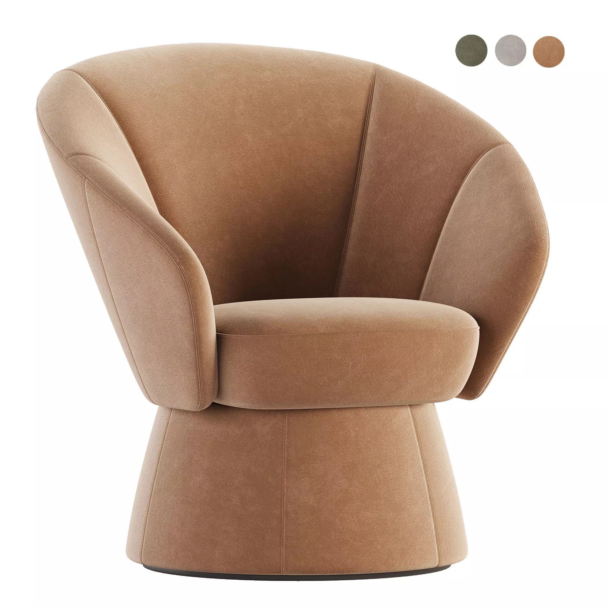 DE SEDE armchair DS-163 Low-poly 3D model