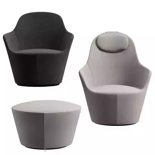 Harbor armchair by b and b italia