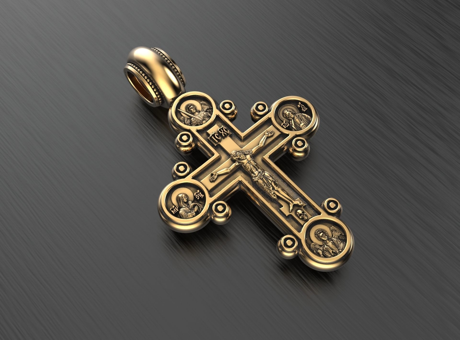 Orthodox cross ONLY FOR CNC 3D print model_1
