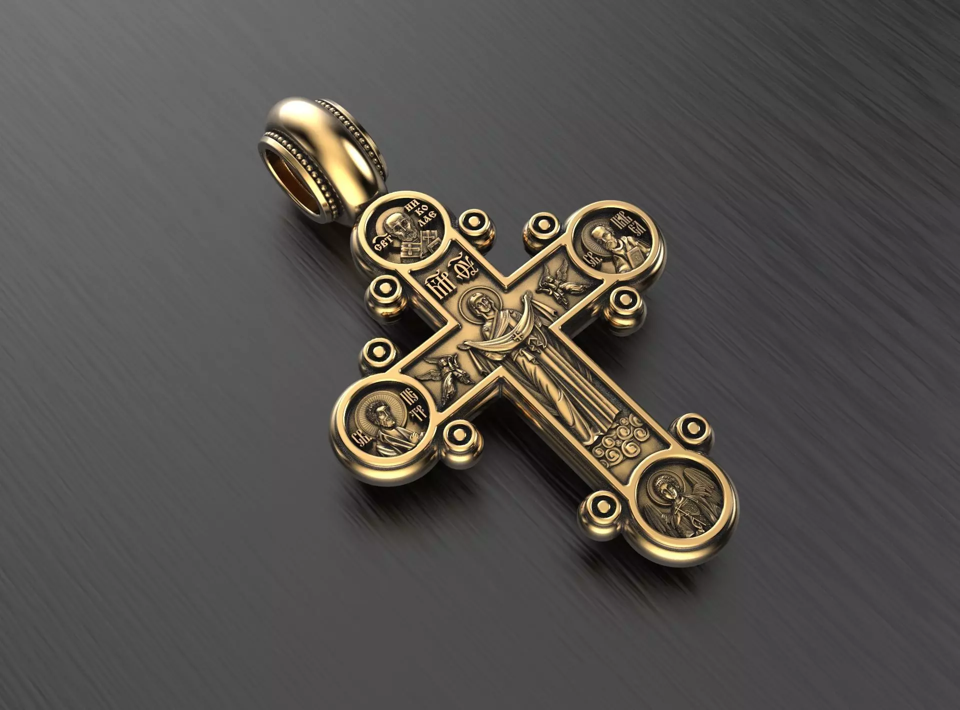 Orthodox cross ONLY FOR CNC 3D print model_0
