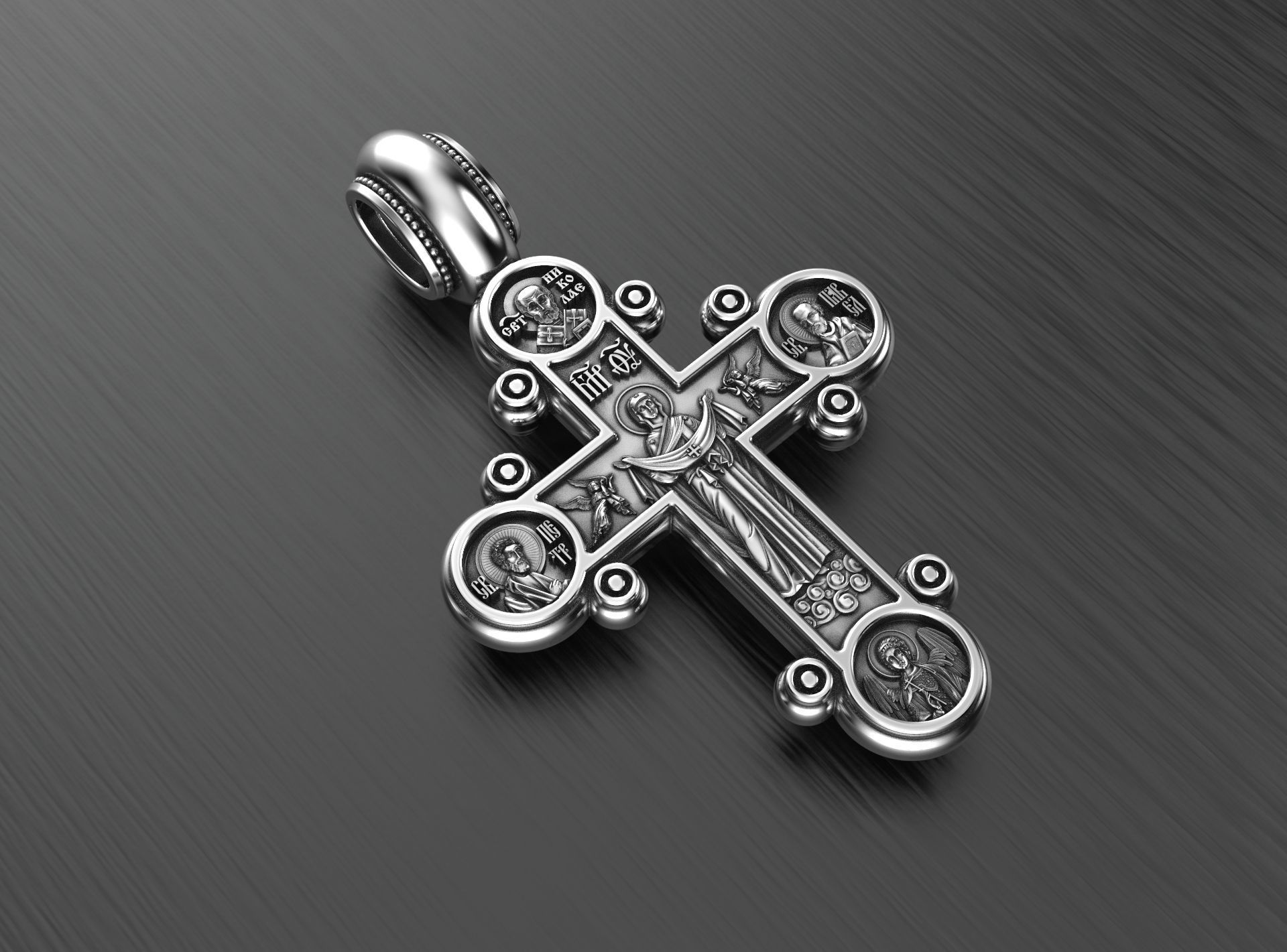 Orthodox cross ONLY FOR CNC 3D print model_2