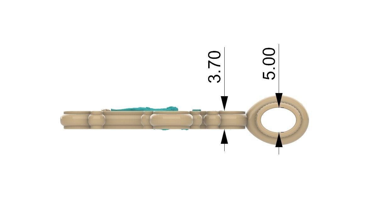 Orthodox cross ONLY FOR CNC 3D print model_5