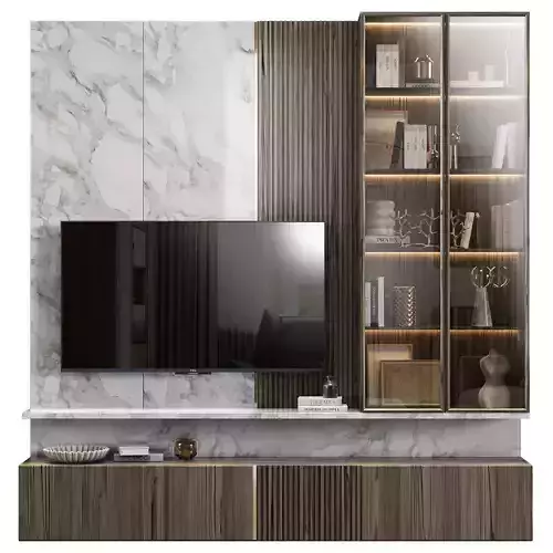 Neoclassical TV wall 023