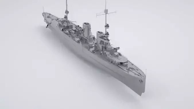 Java Class Cruiser Netherlands 3D model