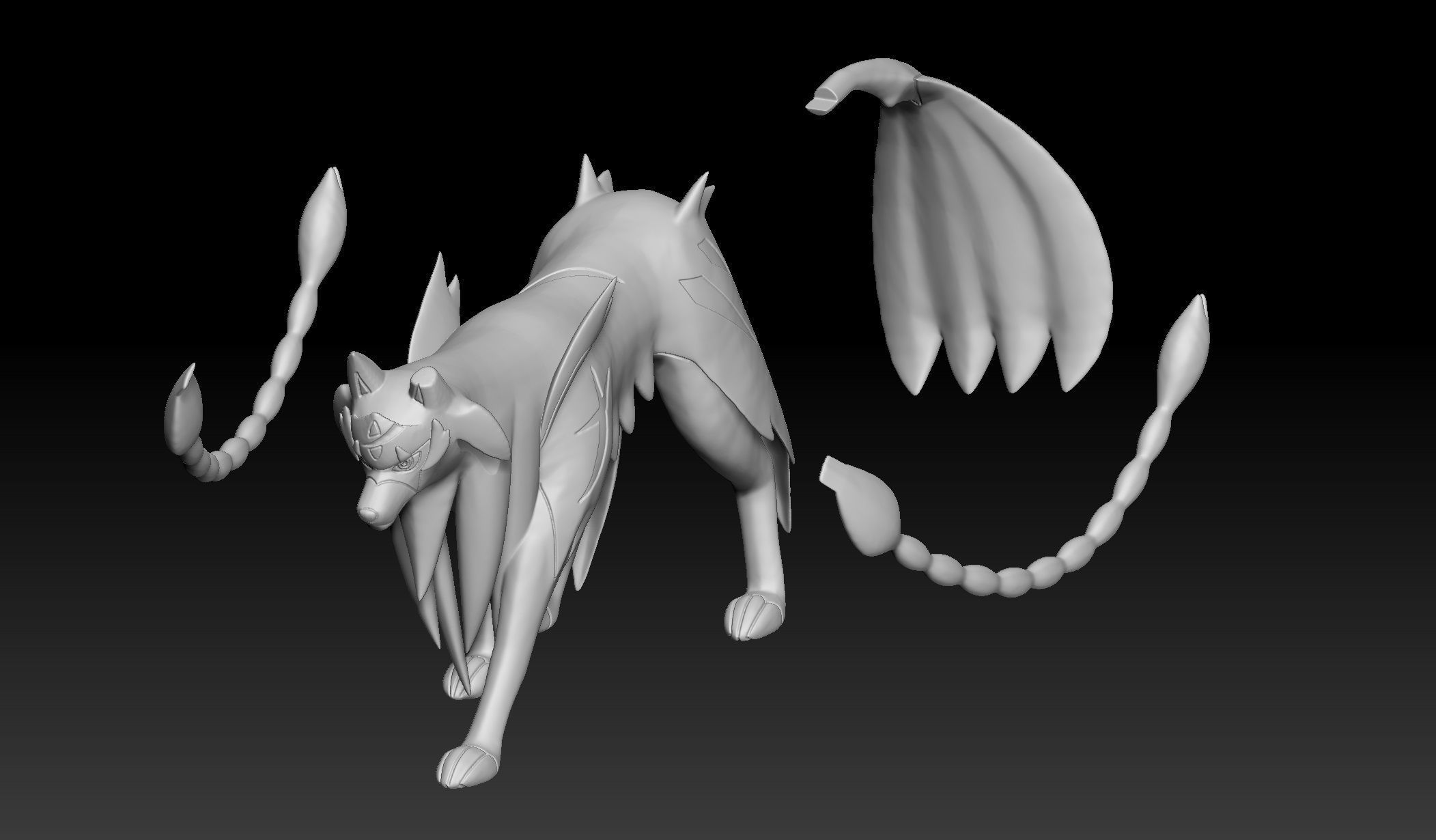 Pokemon Zacian 3D print model_2