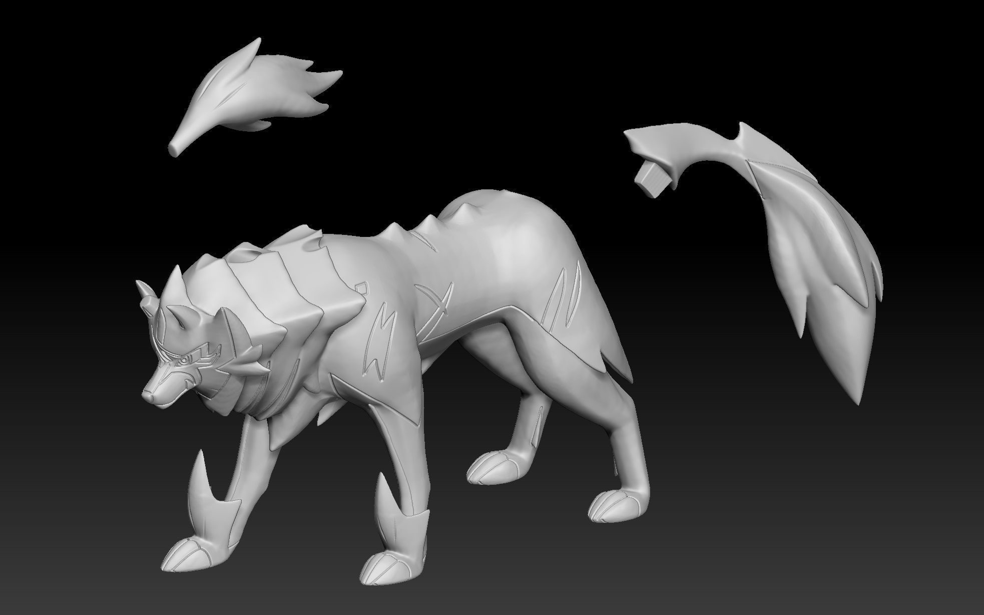 Pokemon Zamazenta 3D print model_2