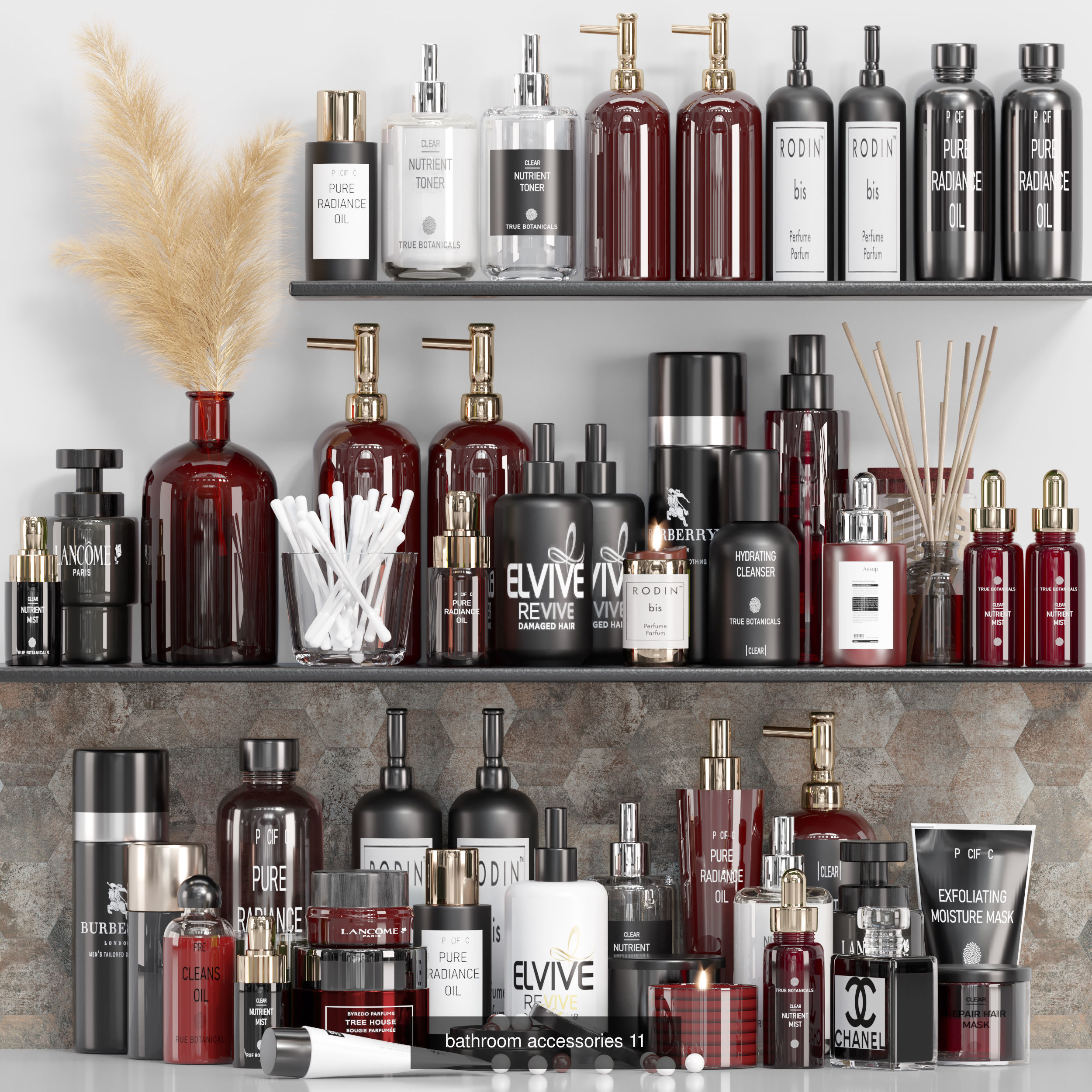 5 bathroom accessories vol 3 3D Model Collection_1