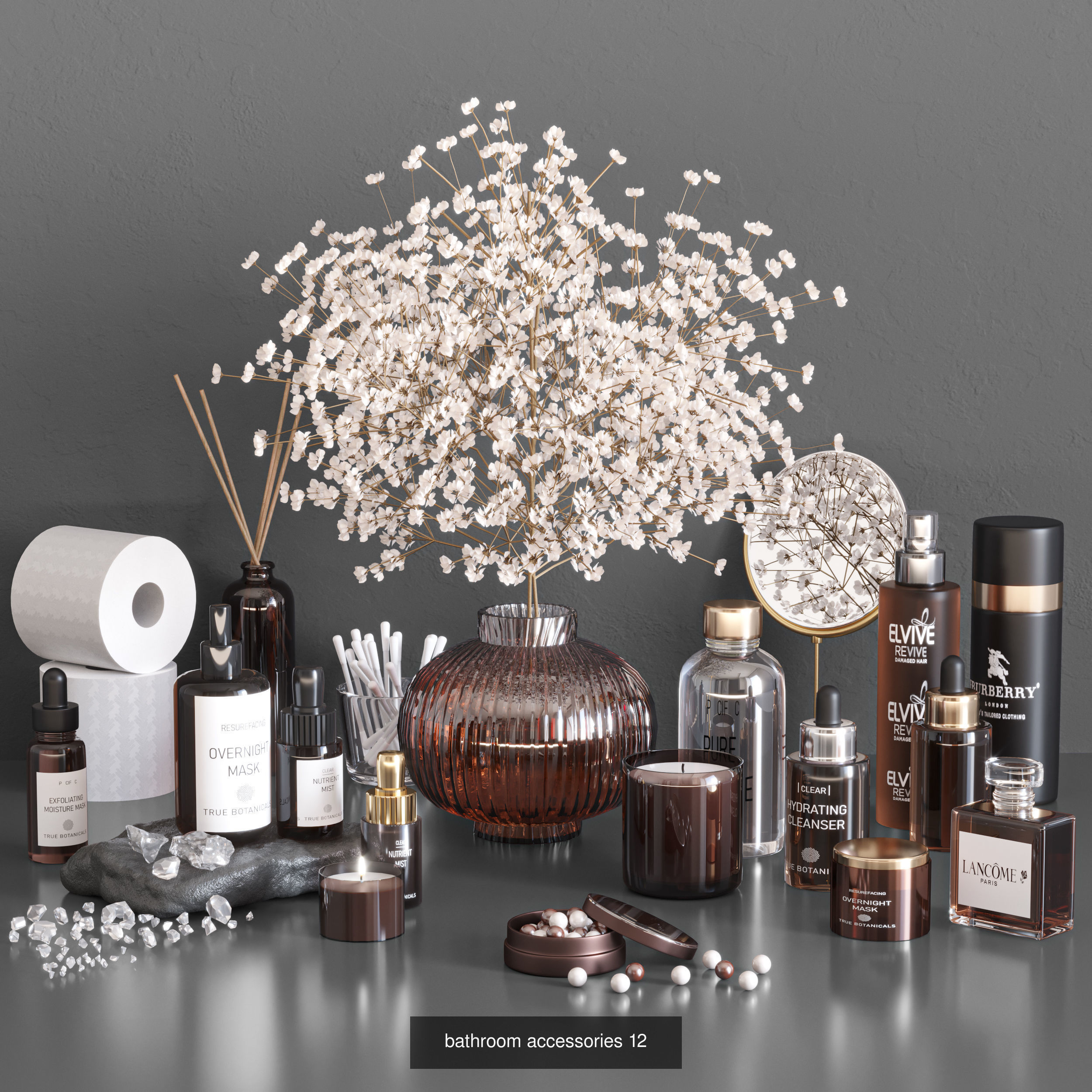 5 bathroom accessories vol 3 3D Model Collection_2