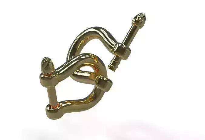 U clasp lock 3D print model