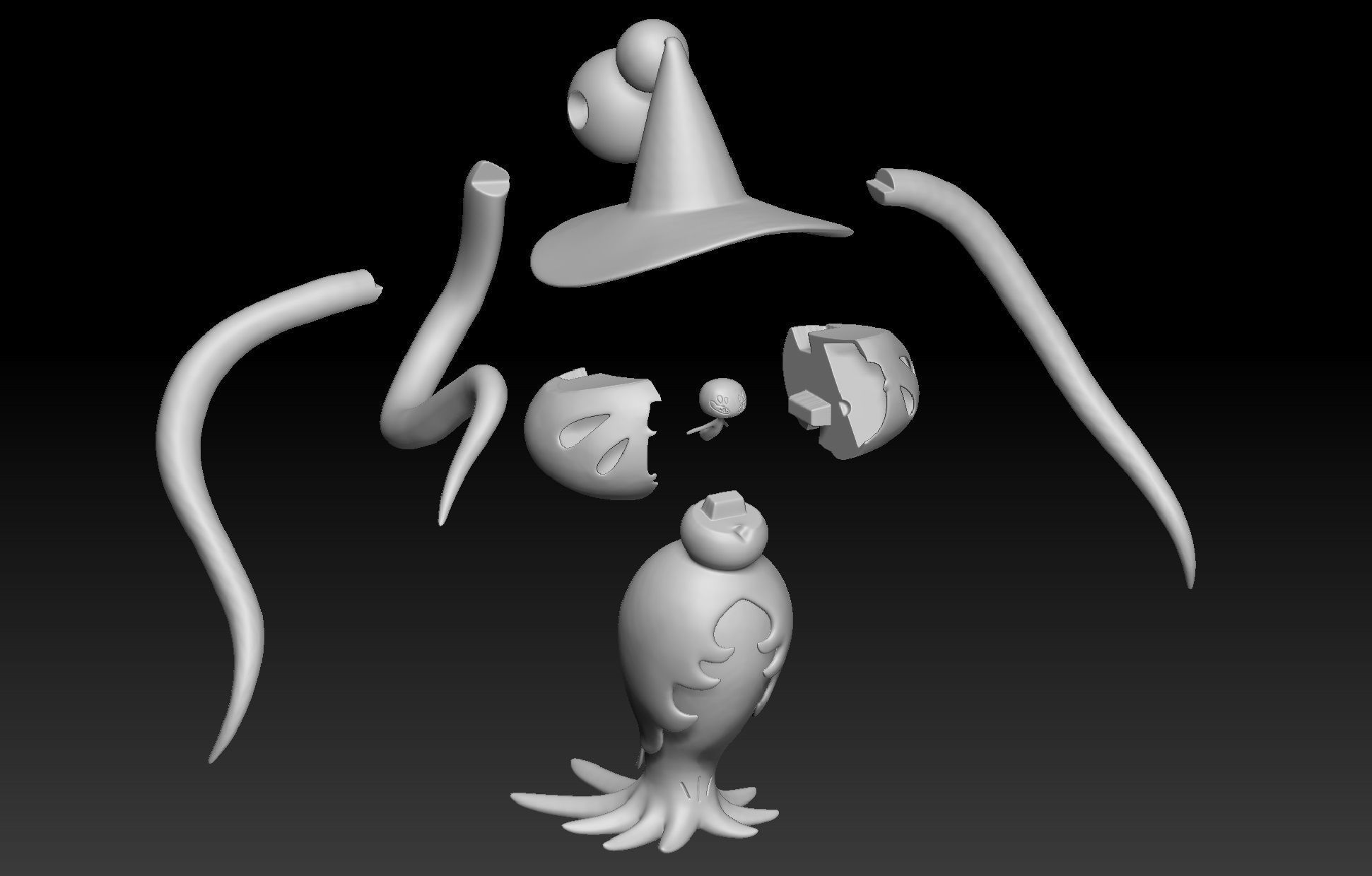 Pokemon Gigantamax Hatterene 3D print model_2