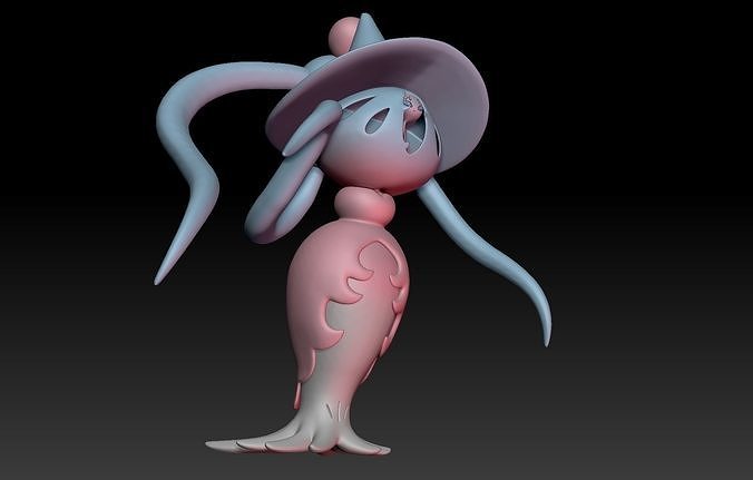 Pokemon Gigantamax Hatterene 3D print model