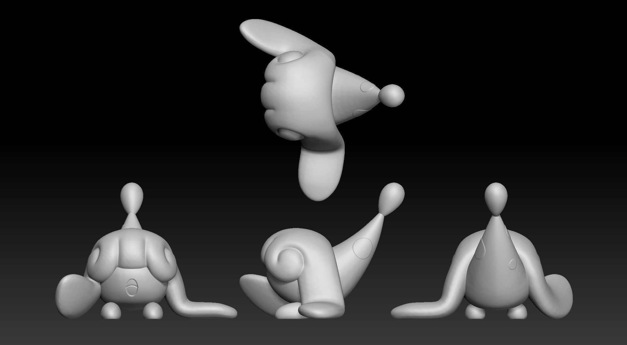 Pokemon Hattena Hattrem Hatterene 3D print model_1