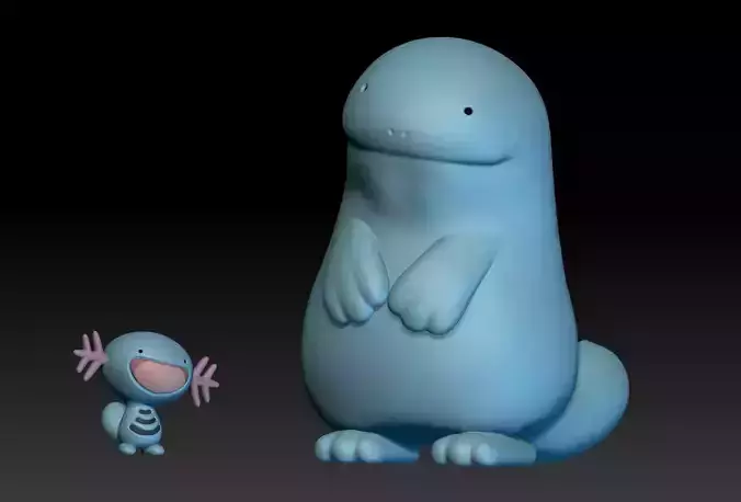Pokemon Wooper Quagsire