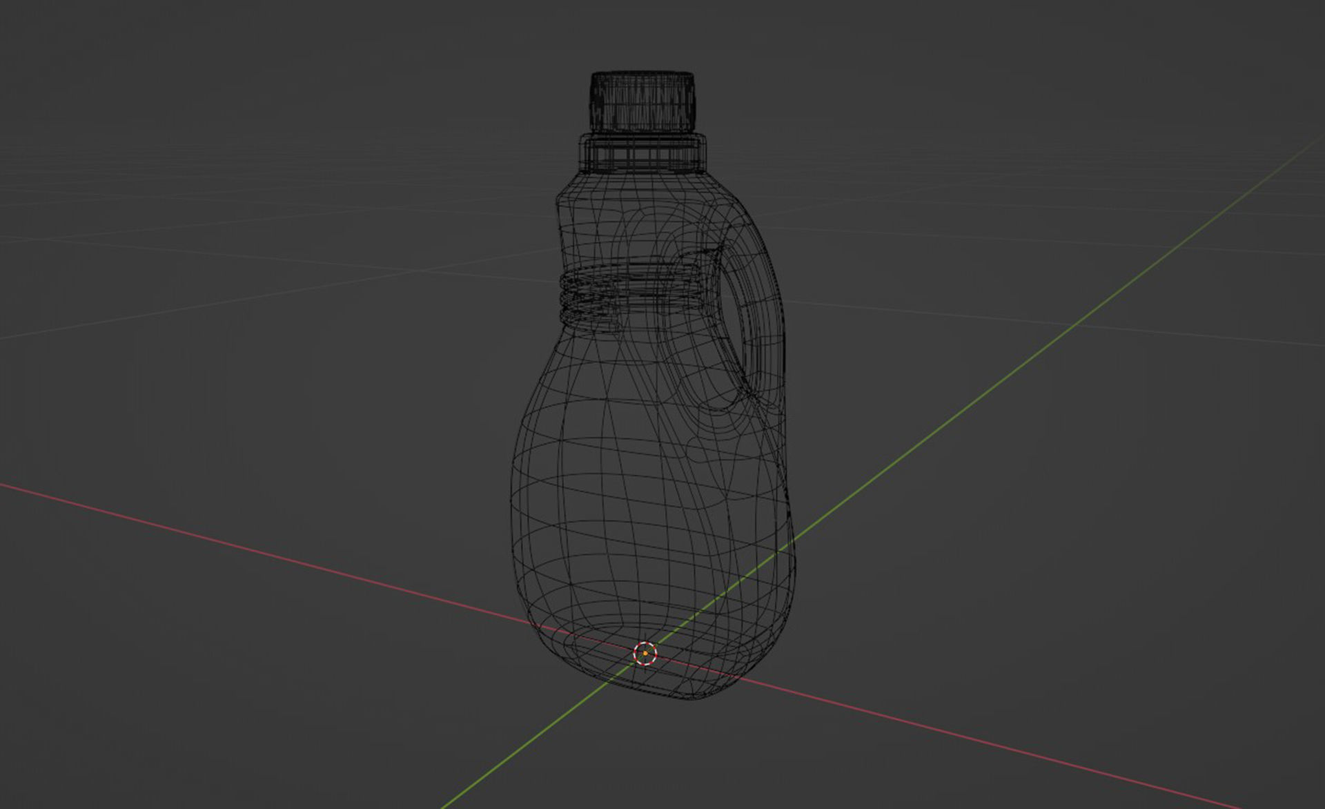 Detergent Bottle 3D model_7