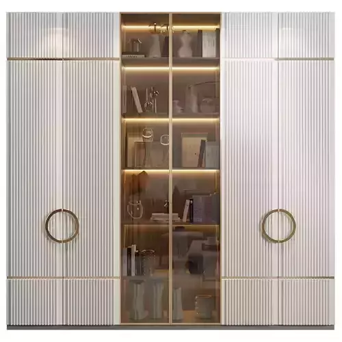 Neoclassical wardrobe 03 3D model