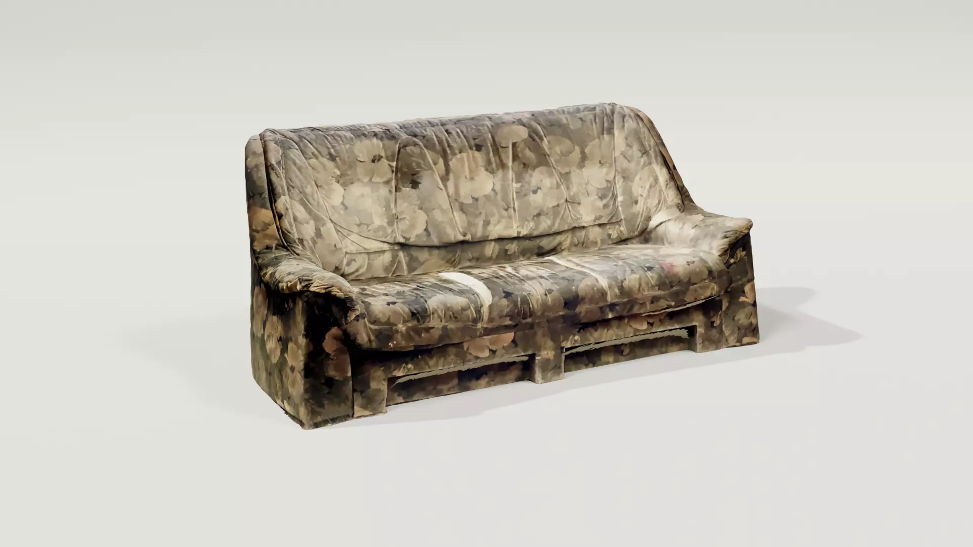 Old Couch Free 3D model