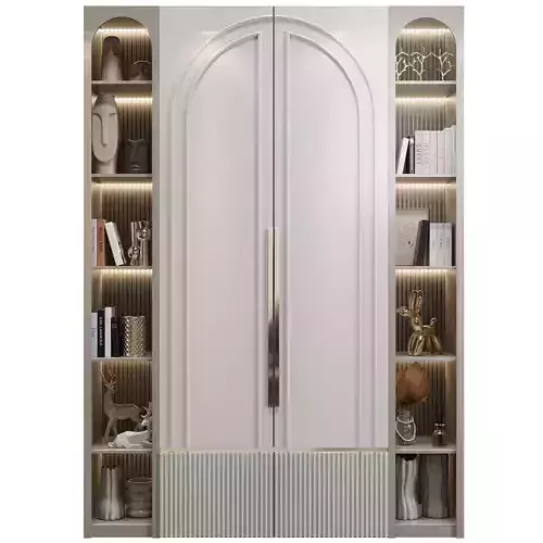Neoclassical wardrobe 04 3D model