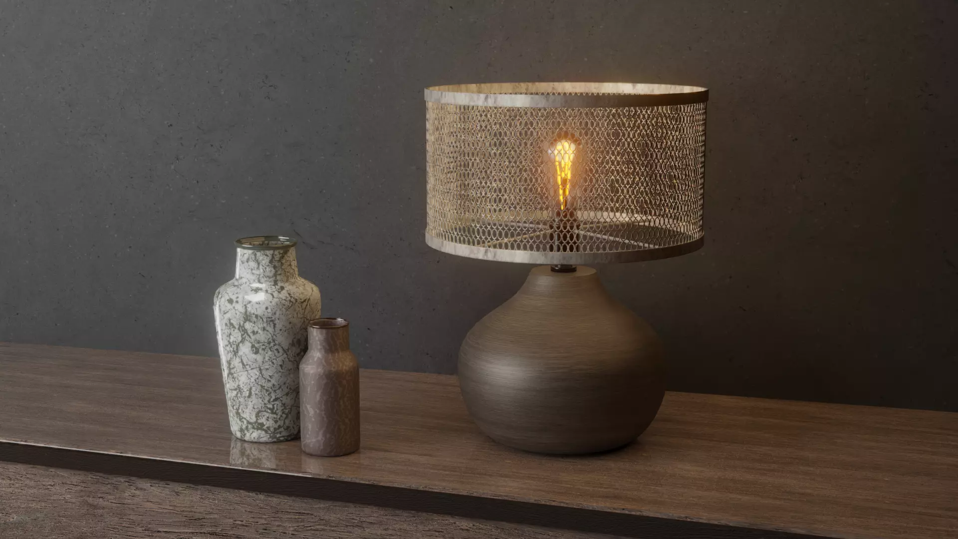 Floor Lamp 3D model_0