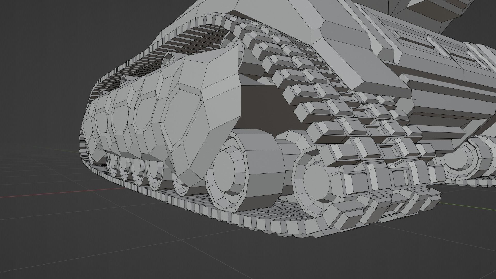 Tank - Scifi - Terminator Mk1 3D print model_31