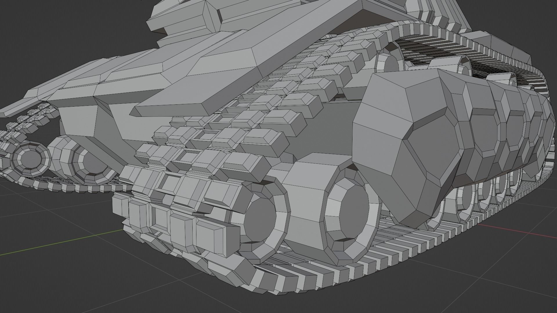 Tank - Scifi - Terminator Mk1 3D print model_22