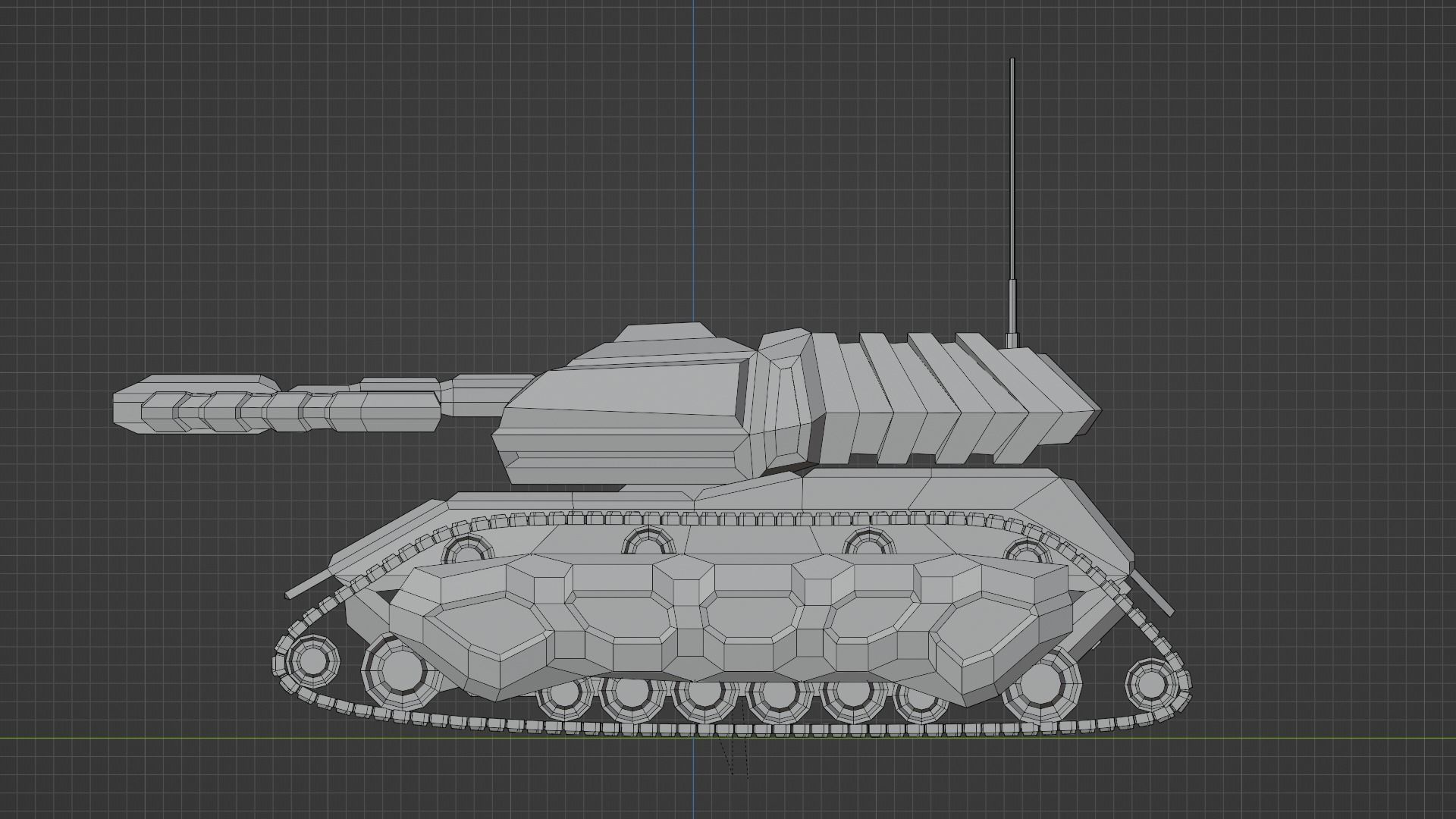 Tank - Scifi - Terminator Mk1 3D print model_24