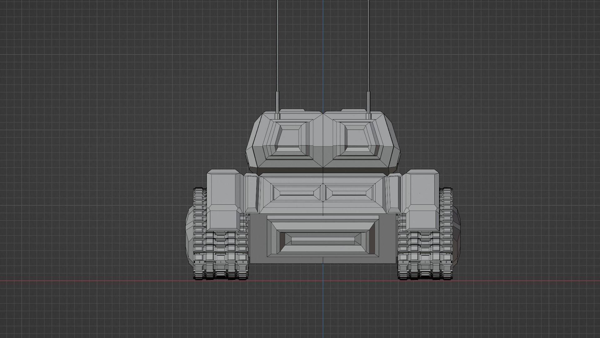 Tank - Scifi - Terminator Mk1 3D print model_27