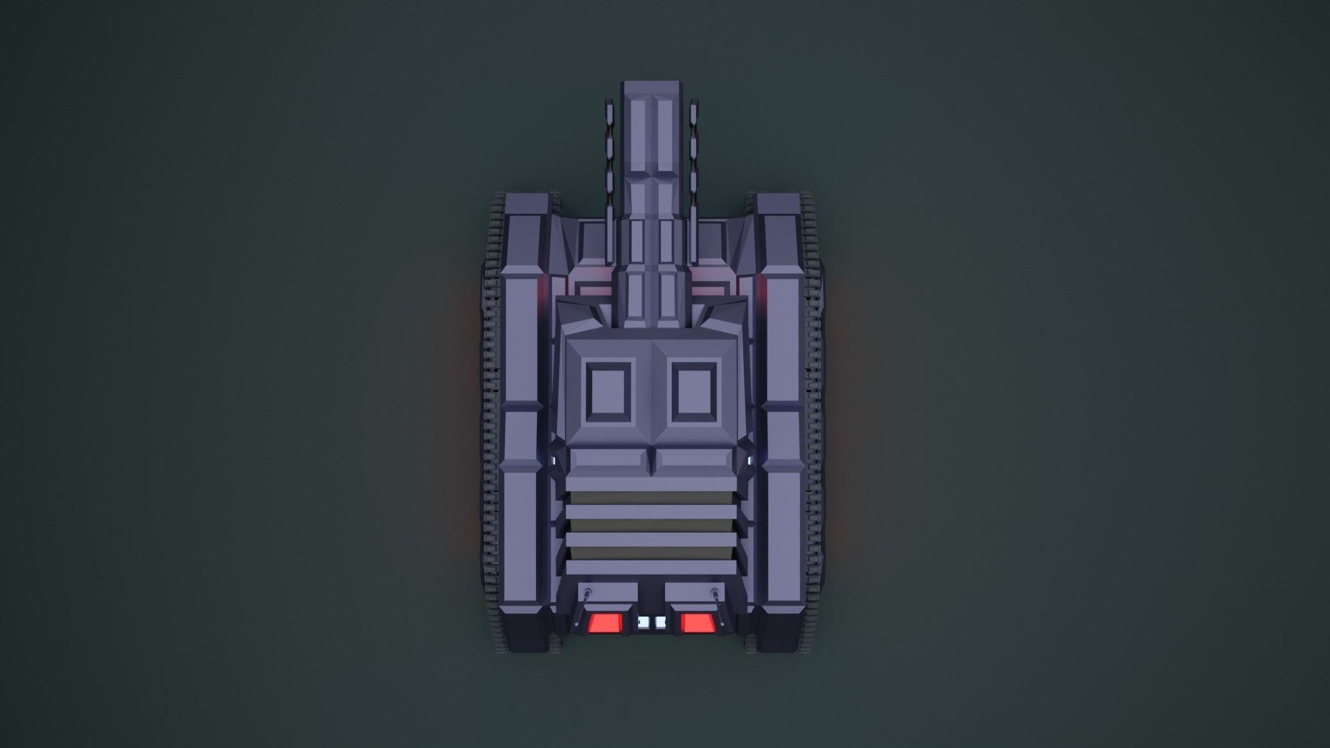 Tank - Scifi - Terminator Mk1 3D print model_17