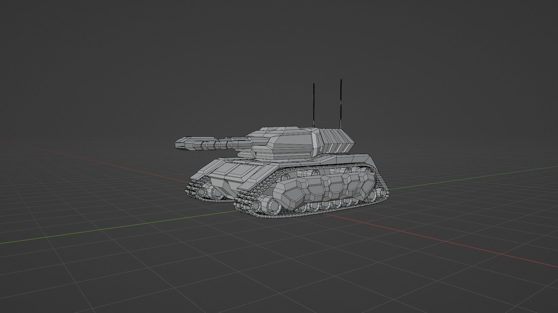 Tank - Scifi - Terminator Mk1 3D print model_21