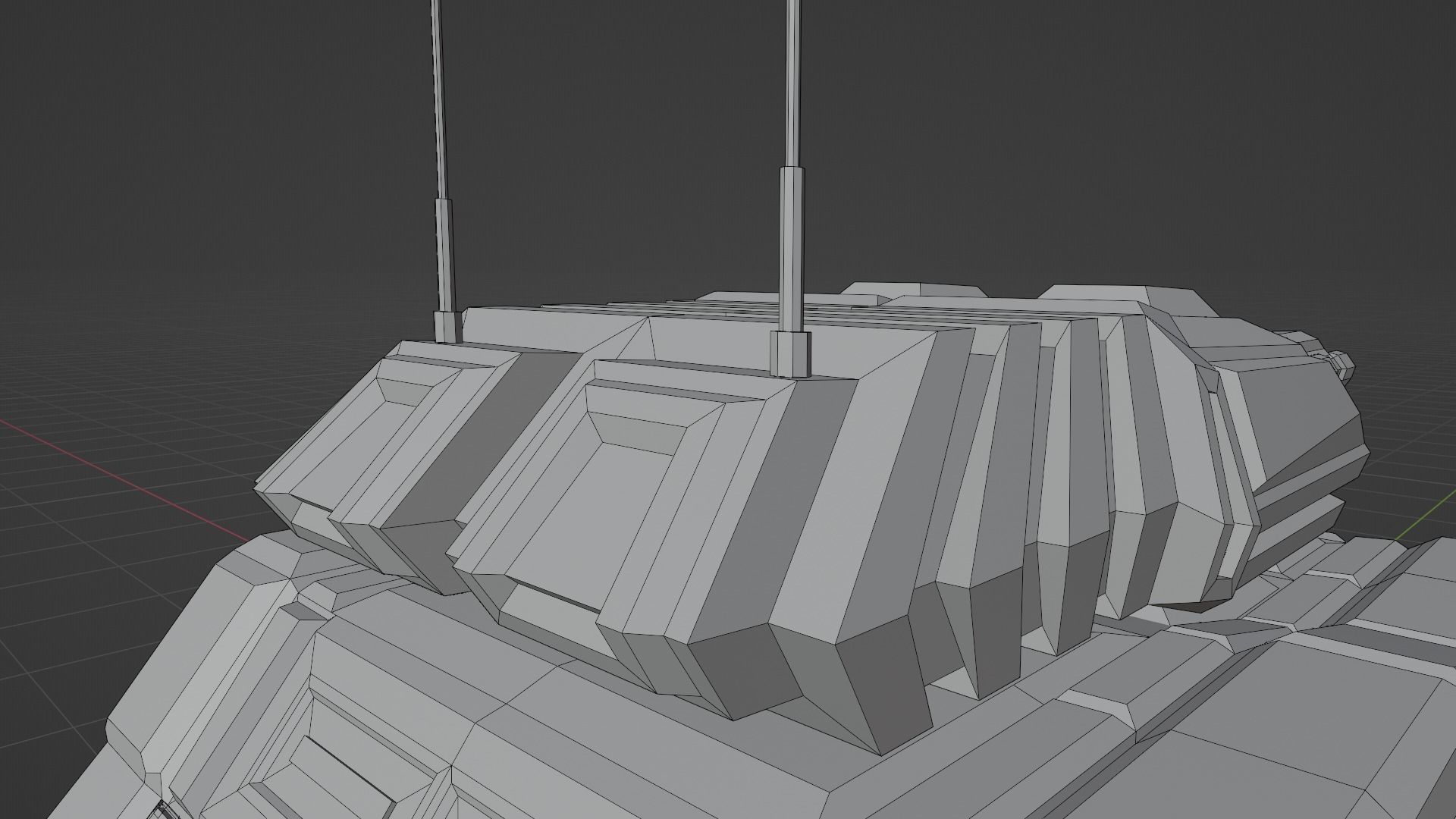 Tank - Scifi - Terminator Mk1 3D print model_23
