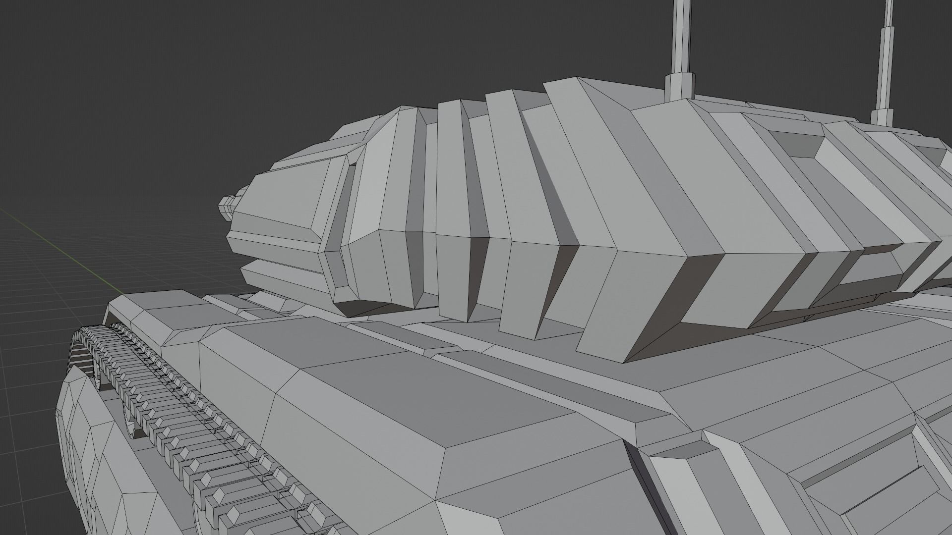 Tank - Scifi - Terminator Mk1 3D print model_29