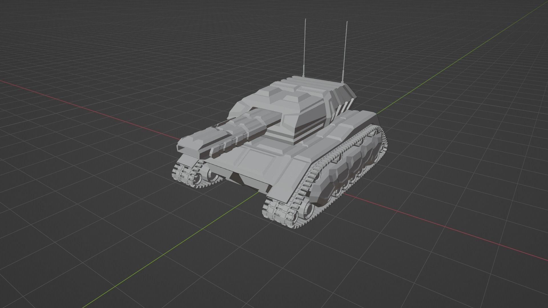 Tank - Scifi - Terminator Mk1 3D print model_18