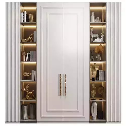 Neoclassical wardrobe 06 3D model