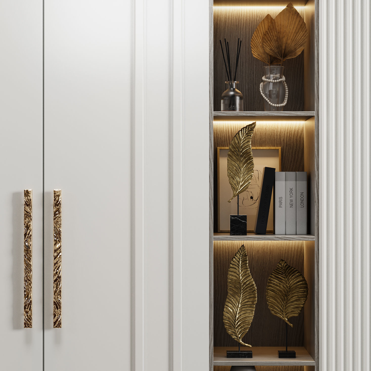 Neoclassical wardrobe 06 3D model_2