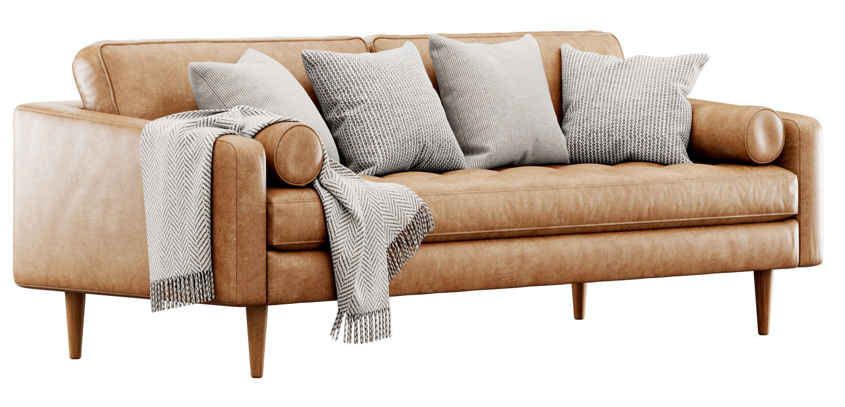 Napa Sofa 88 by Poly and Bark 3D model_9