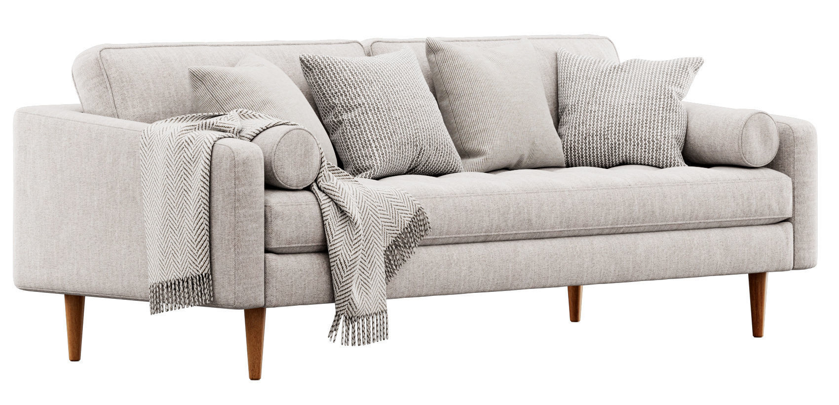 Napa Sofa 88 by Poly and Bark 3D model_6