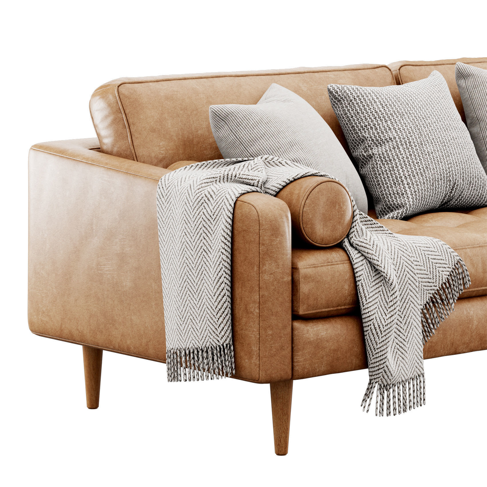 Napa Sofa 88 by Poly and Bark 3D model_4
