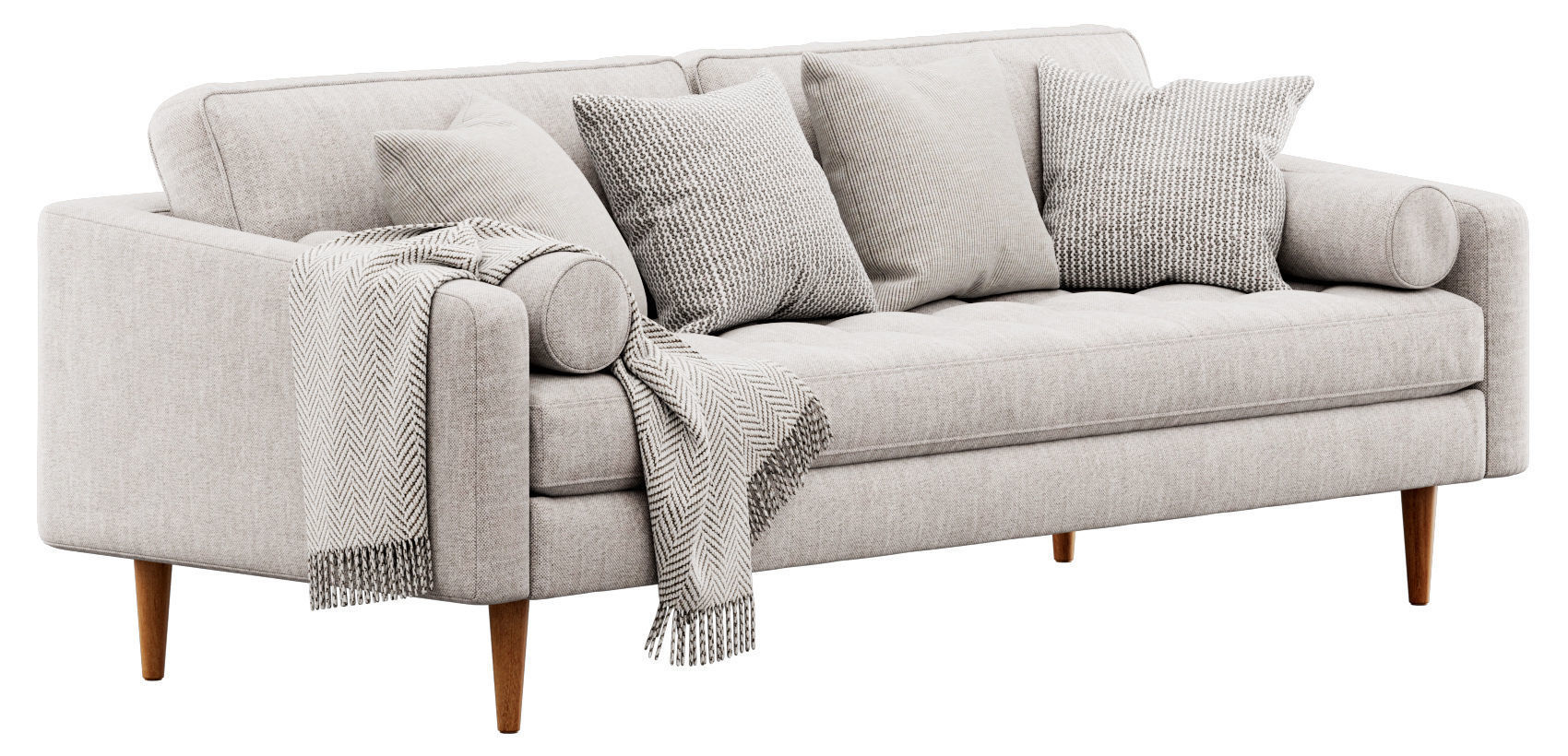 Napa Sofa 88 by Poly and Bark 3D model_8