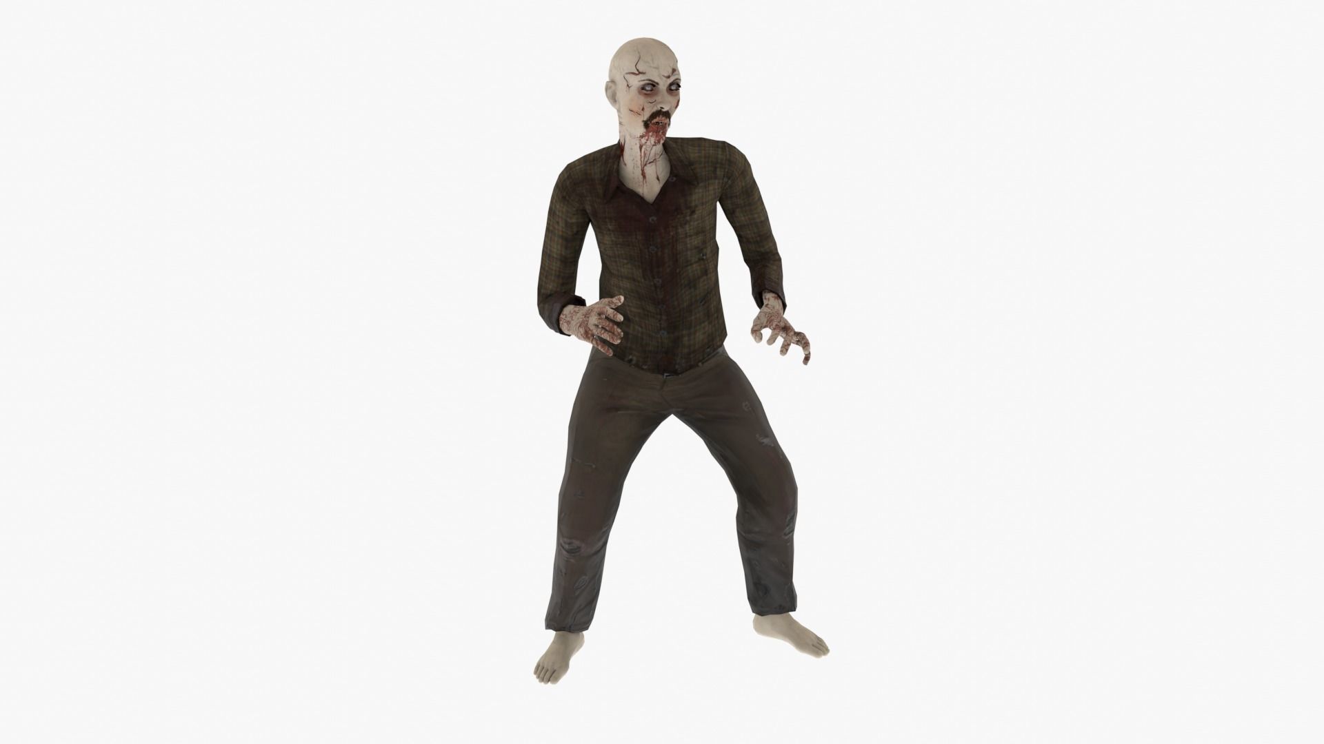 Zombie 3D model_3
