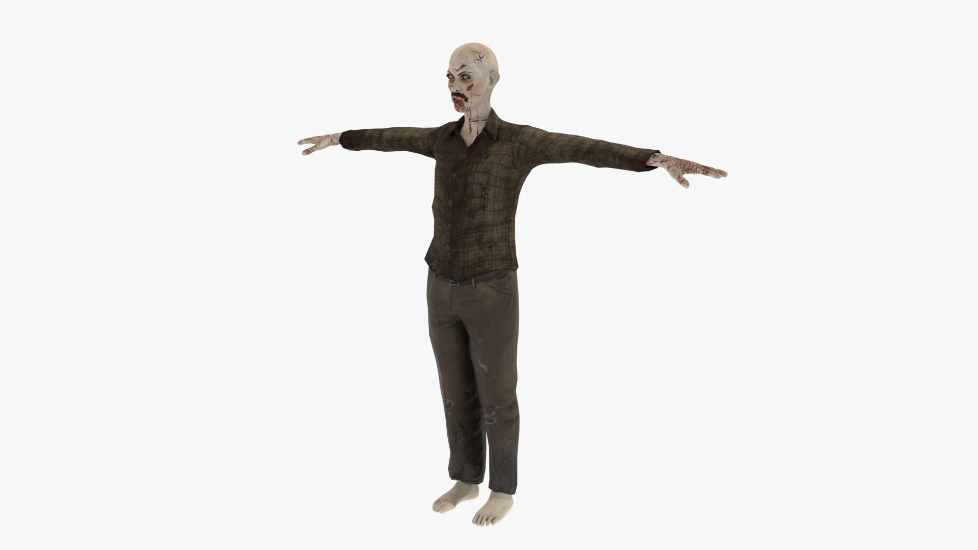 Zombie 3D model_2