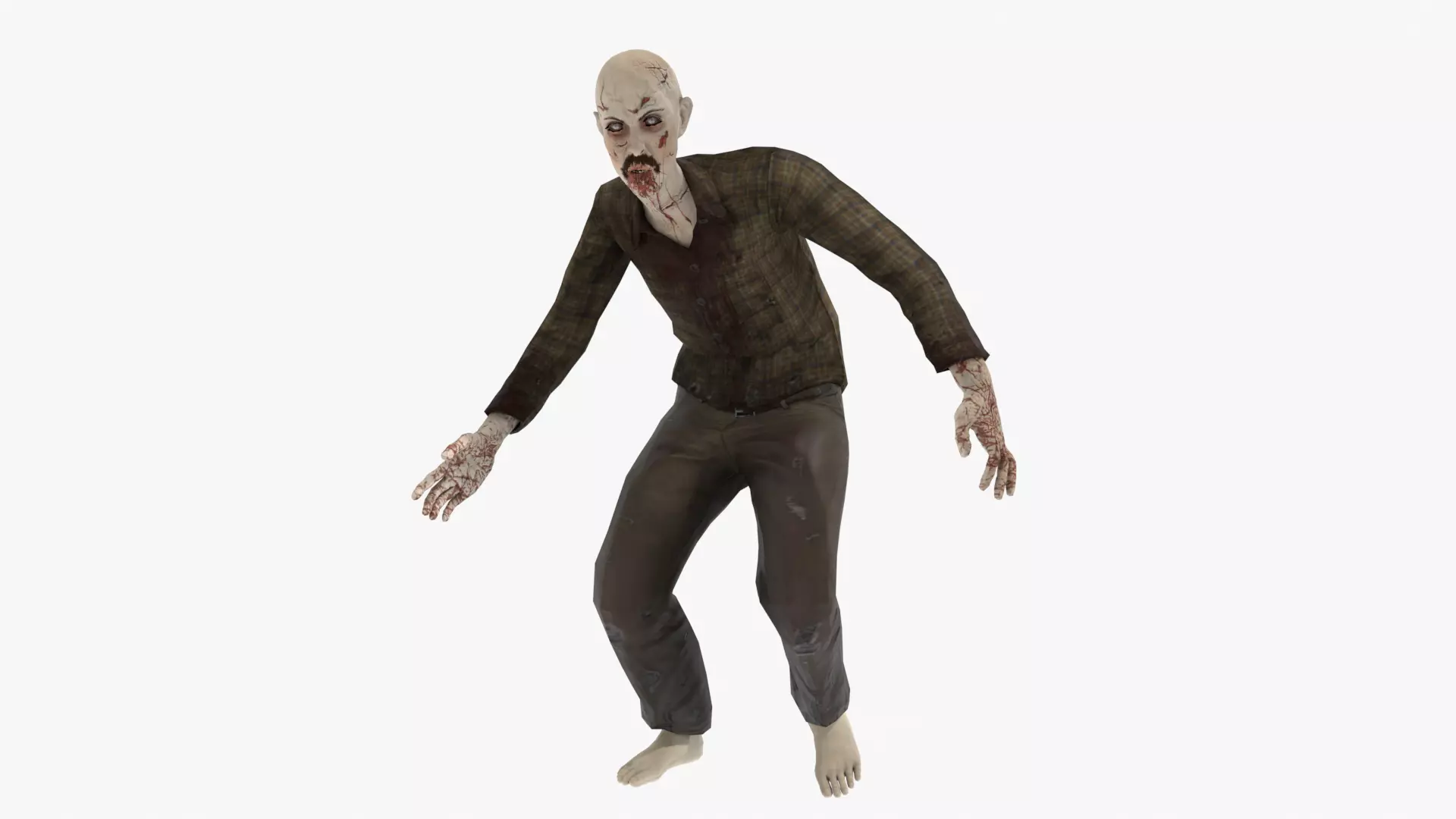 Zombie 3D model_0