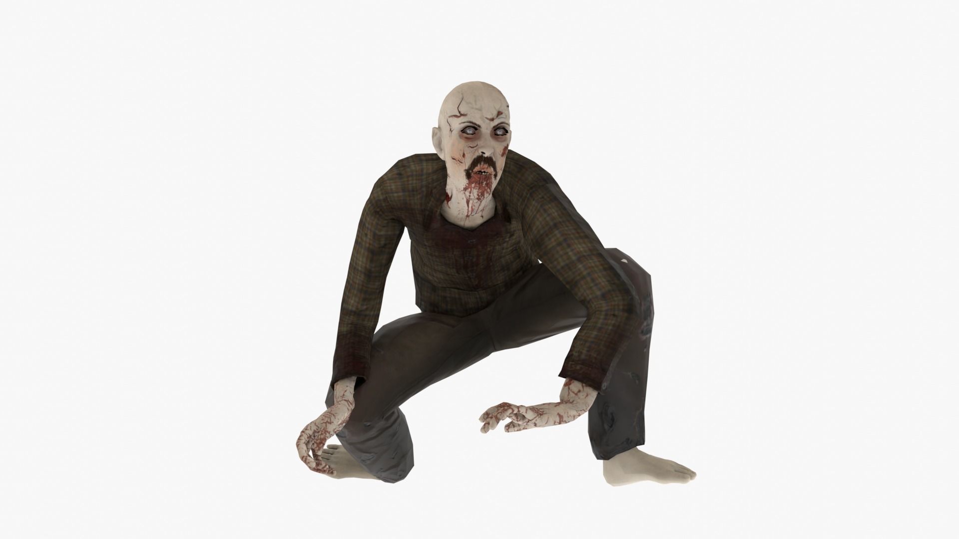 Zombie 3D model_4