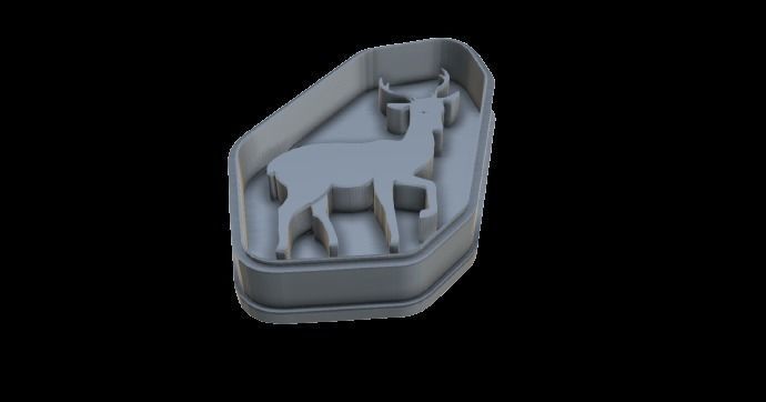 DOE COOKIE CUTTER PASTRY DOUGH BISCUIT SUGAR FOOD 3D print model_1