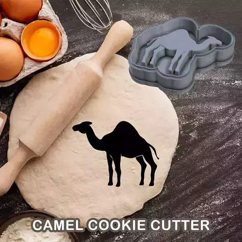 CAMEL COOKIE CUTTER PASTRY DOUGH BISCUIT SUGAR FOOD