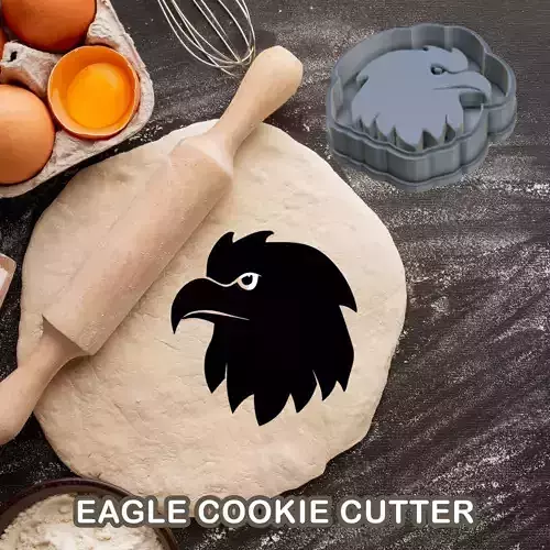 EAGLE COOKIE CUTTER PASTRY DOUGH BISCUIT SUGAR FOOD