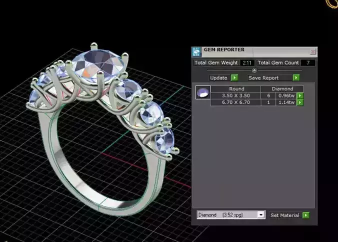 ring-trellis diamond engagement ring gold